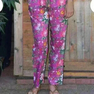 Summer Drawstring Floral Pants Sizes S-5x